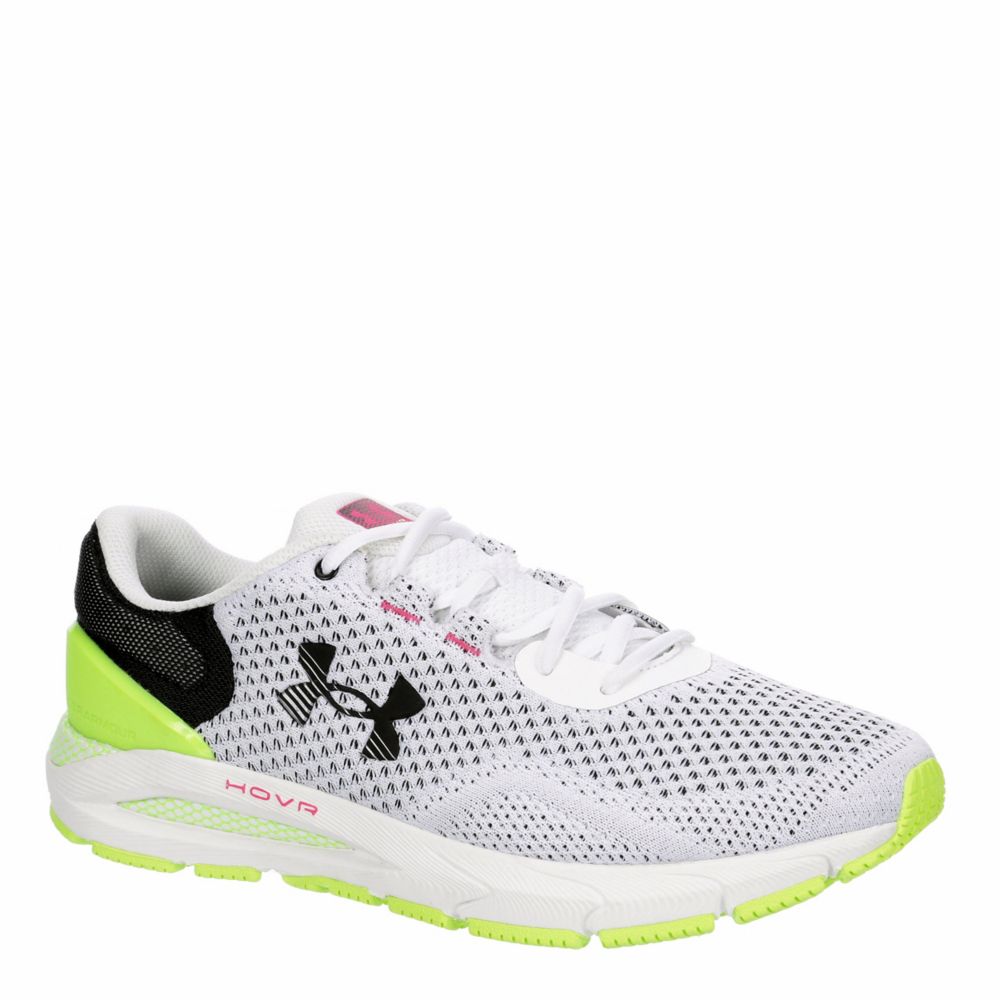 White Under Armour Mens Intake 6 Running Shoe | Athletic & Sneakers | Rack Room Shoes