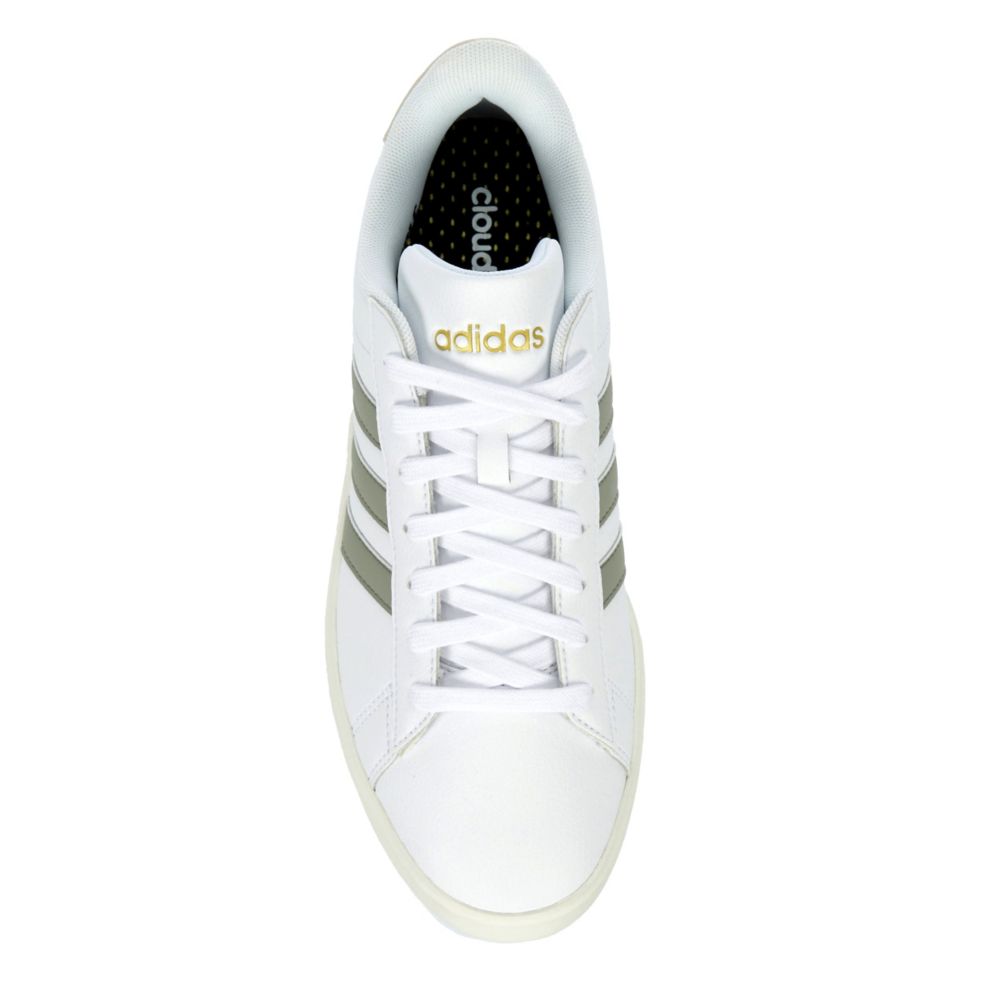 Adidas men's cloudfoam sale advantage court shoes