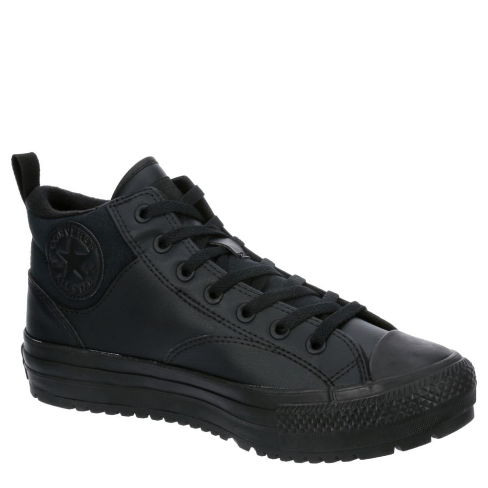 All black converse outlet mid tops mens