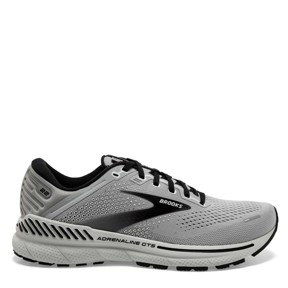 Grey Mens Adrenaline Gts 22 Running Shoe, Brooks