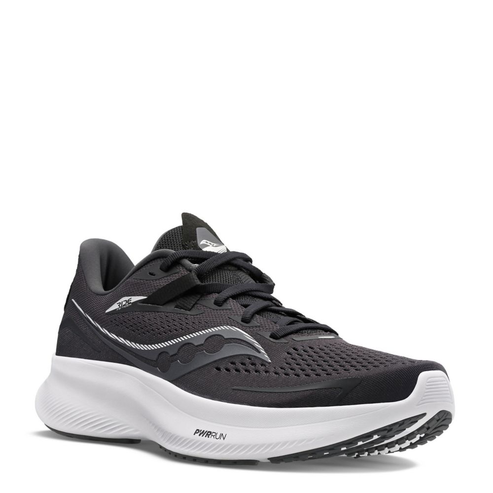 Saucony black 2025 running shoes