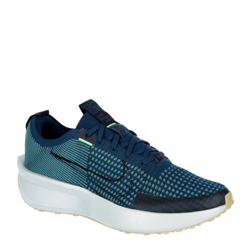 Blue Mens Flyknit Interact Run Running Shoe Nike Rack Room Shoes