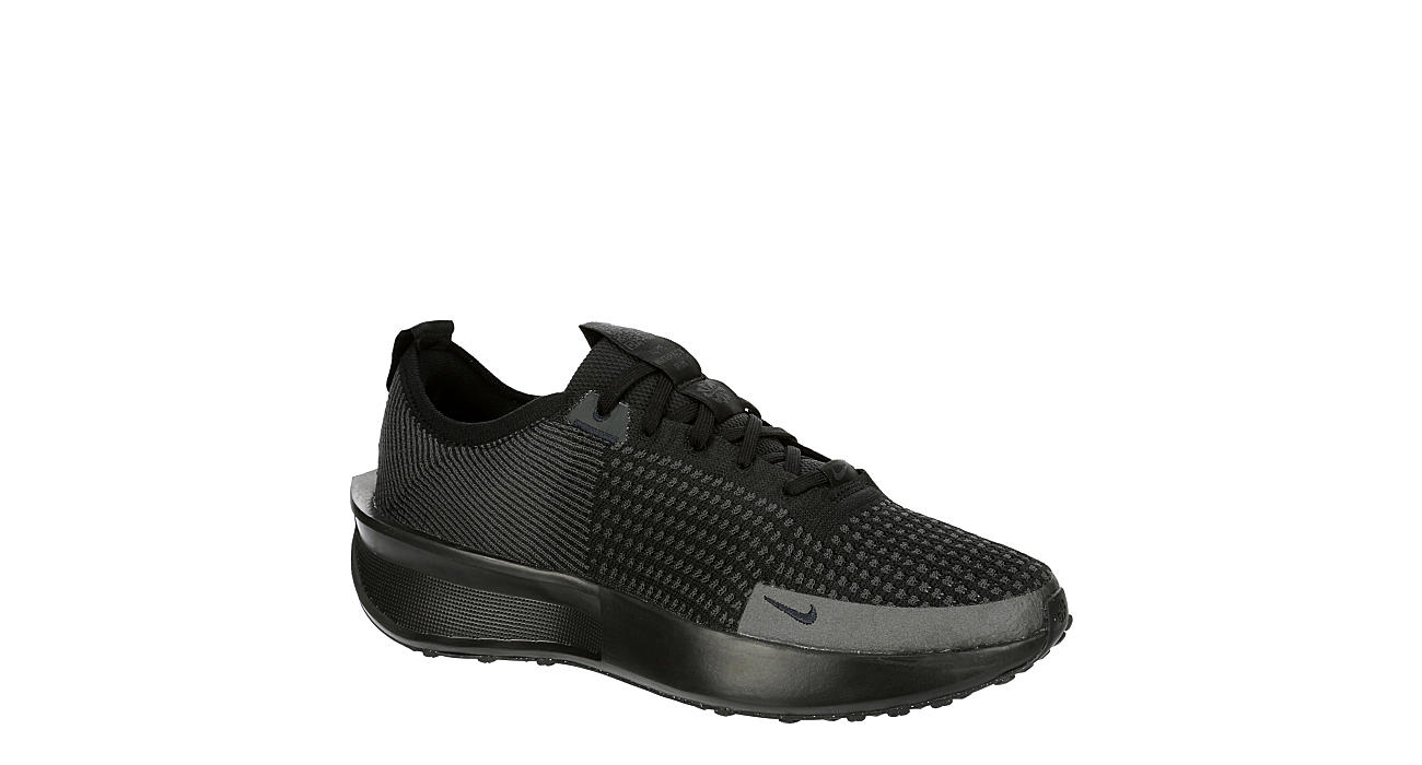 Black Nike Mens Flyknit Interact Run Running Shoe | Athletic & Sneakers ...