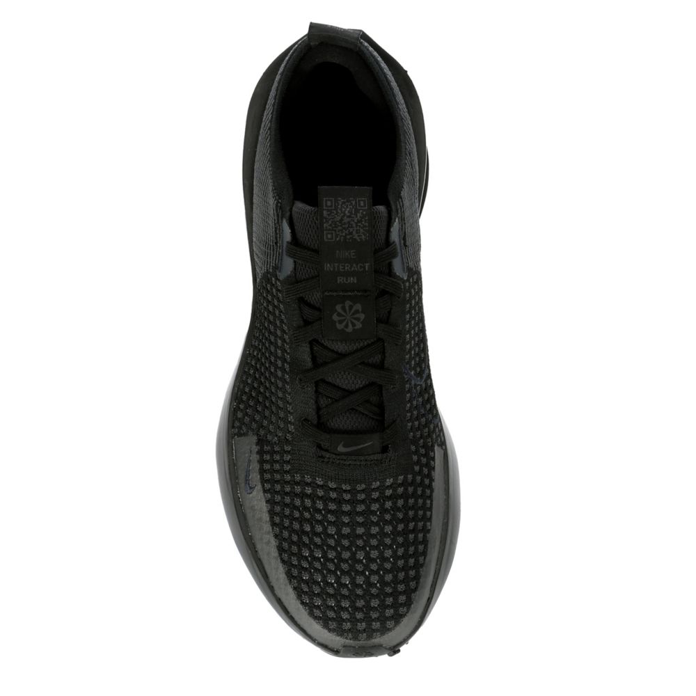 MENS FLYKNIT INTERACT RUN RUNNING SHOE BLACK