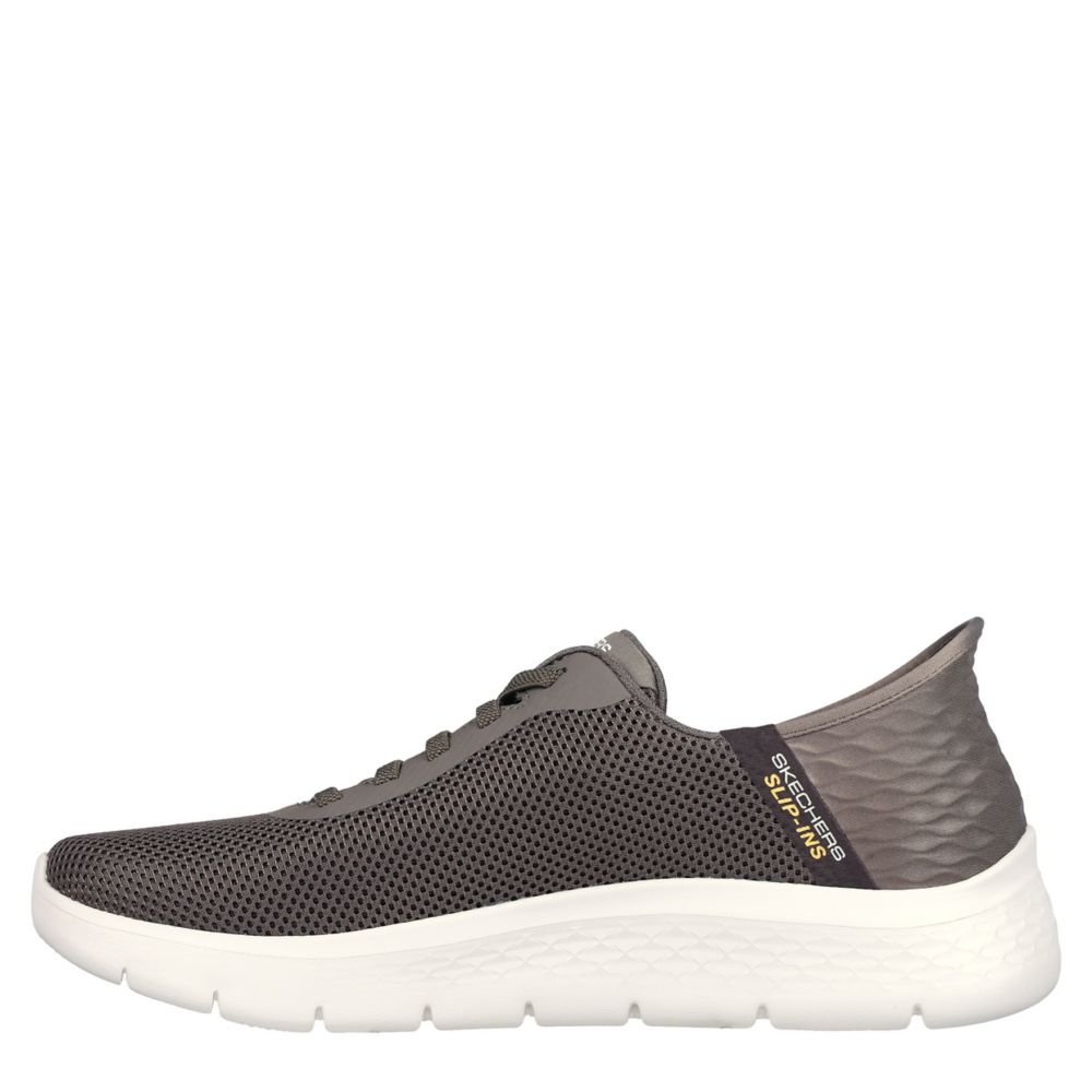 White Skechers Mens Slip-ins Go Walk Flex Hands Up Sneaker | Rack Room ...