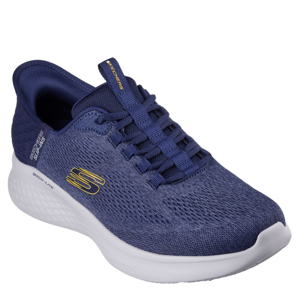 Skechers men's slip store on tennis shoes