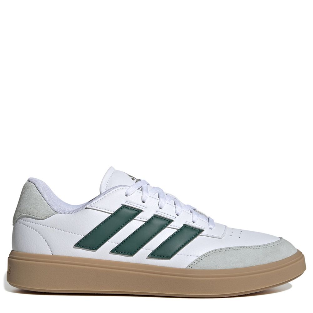 White Adidas Mens Court Block Sneaker | Rack Room Shoes