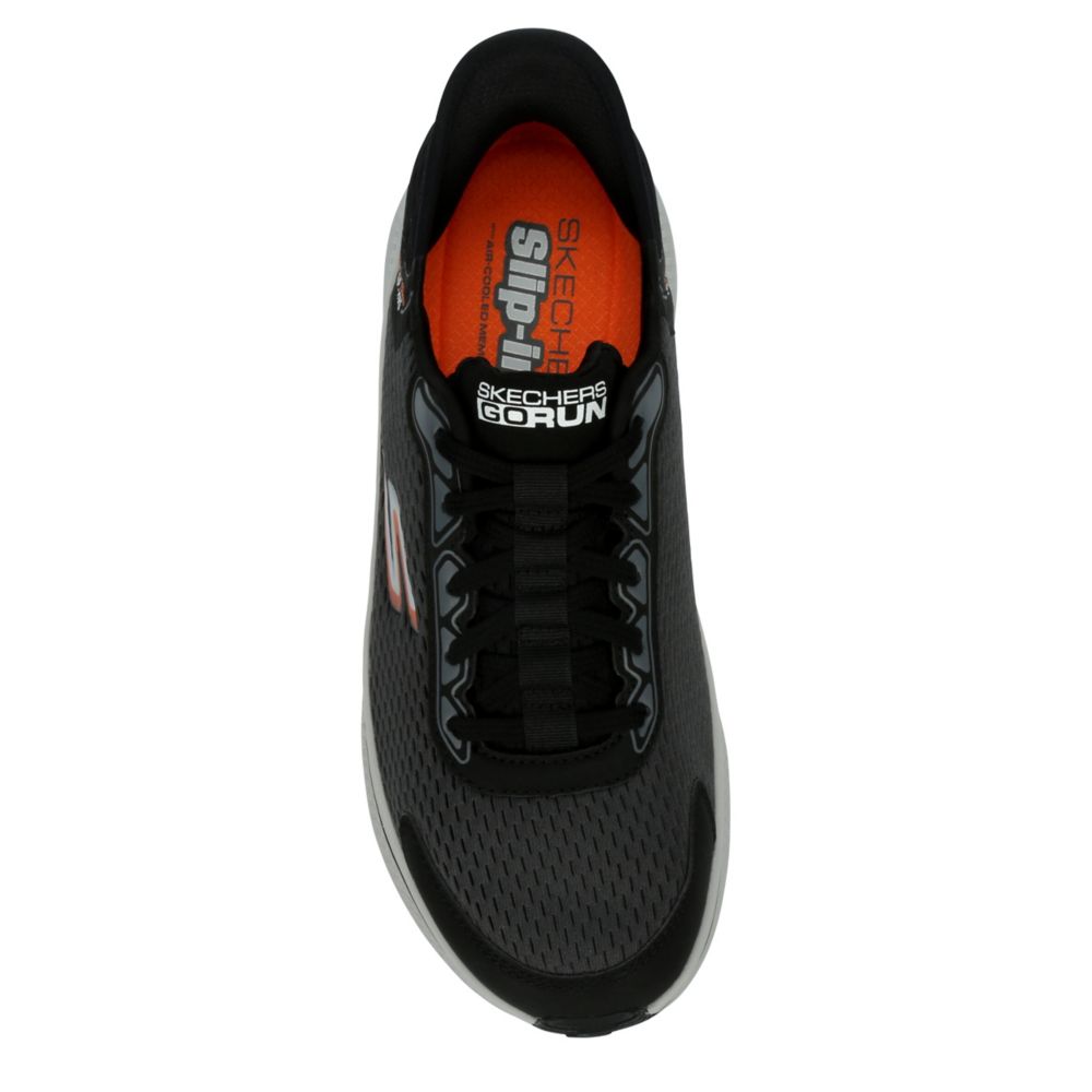Black Skechers Mens Slip-ins Go Run Consistent Empowered