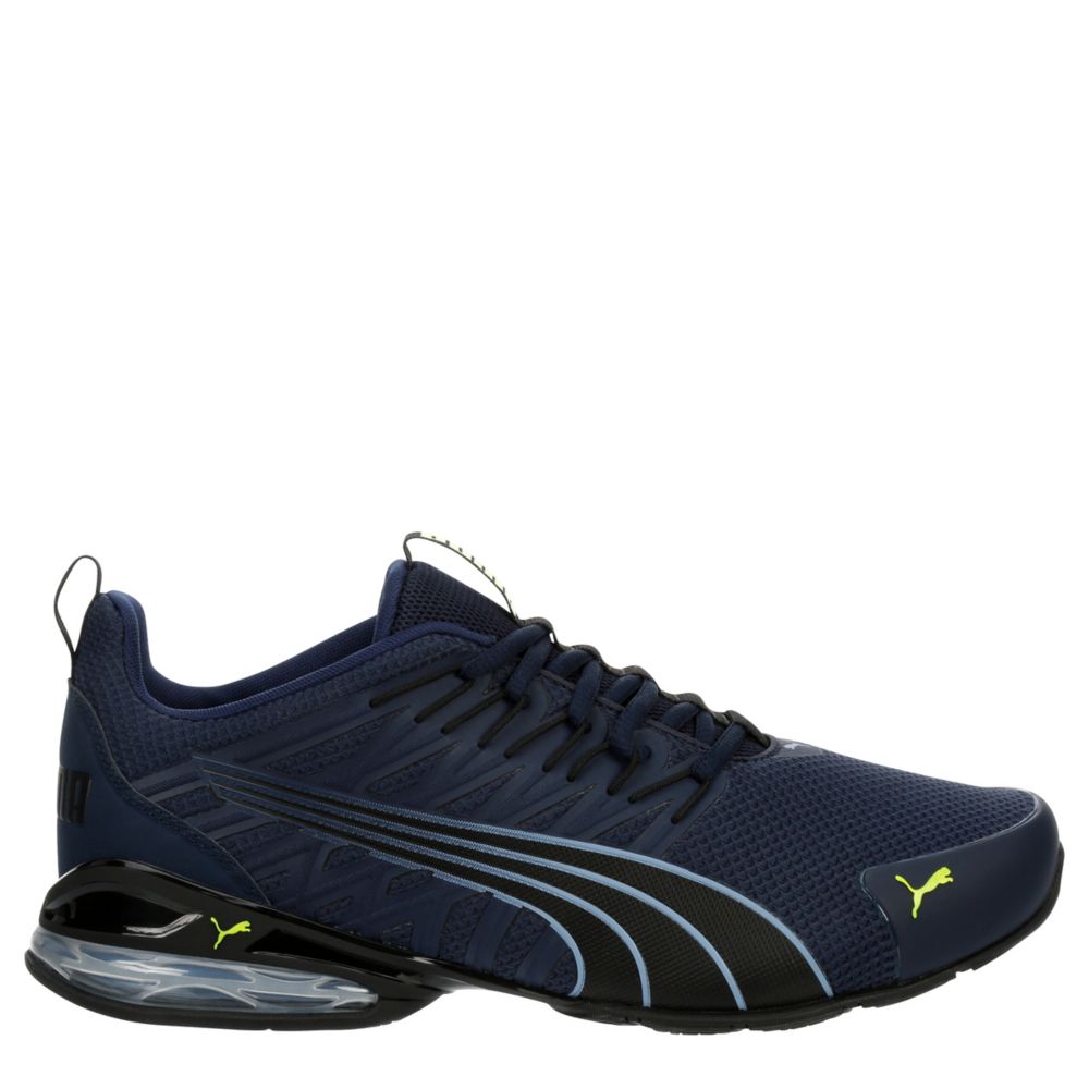 Navy blue pumas men's hotsell