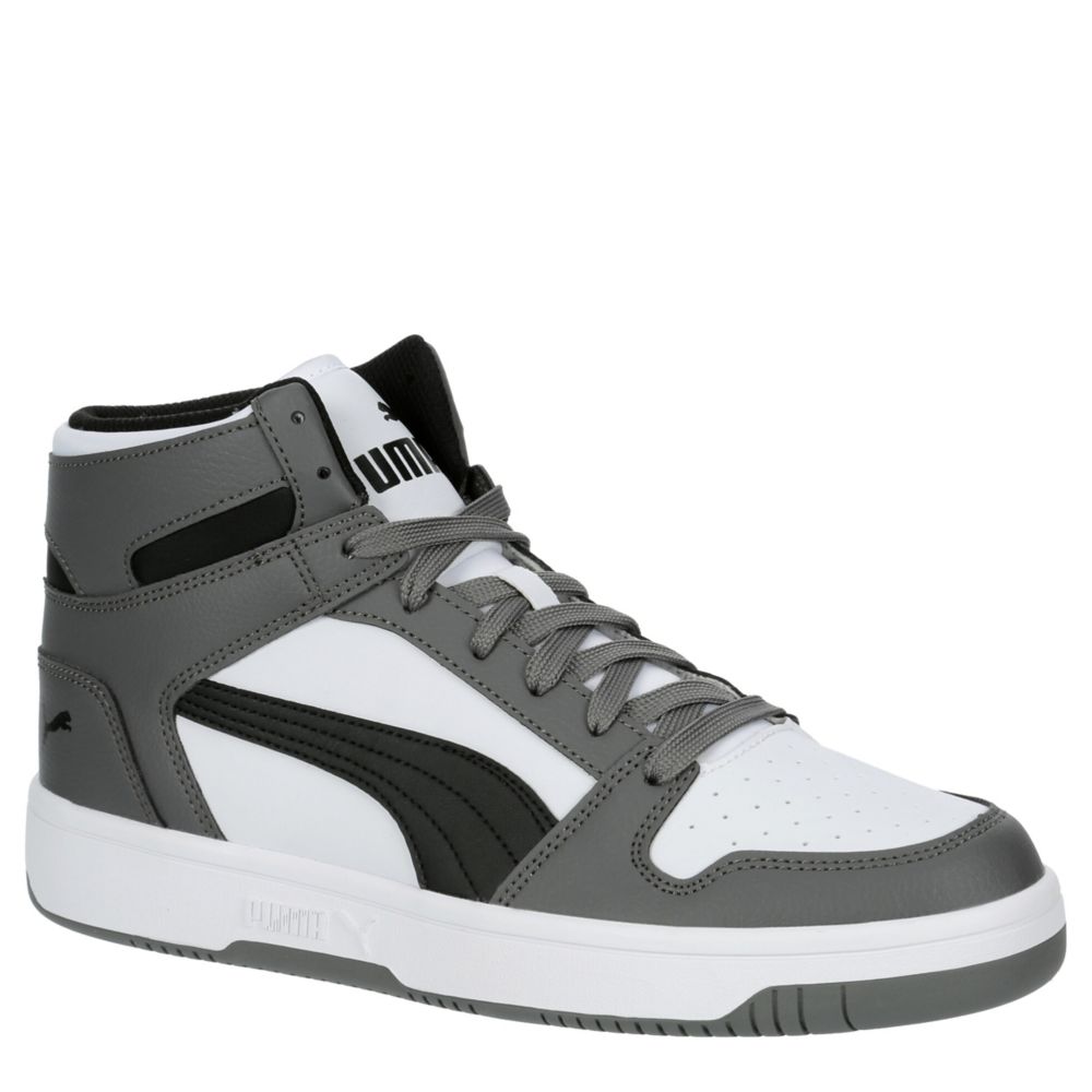 Puma high tops mens grey best sale