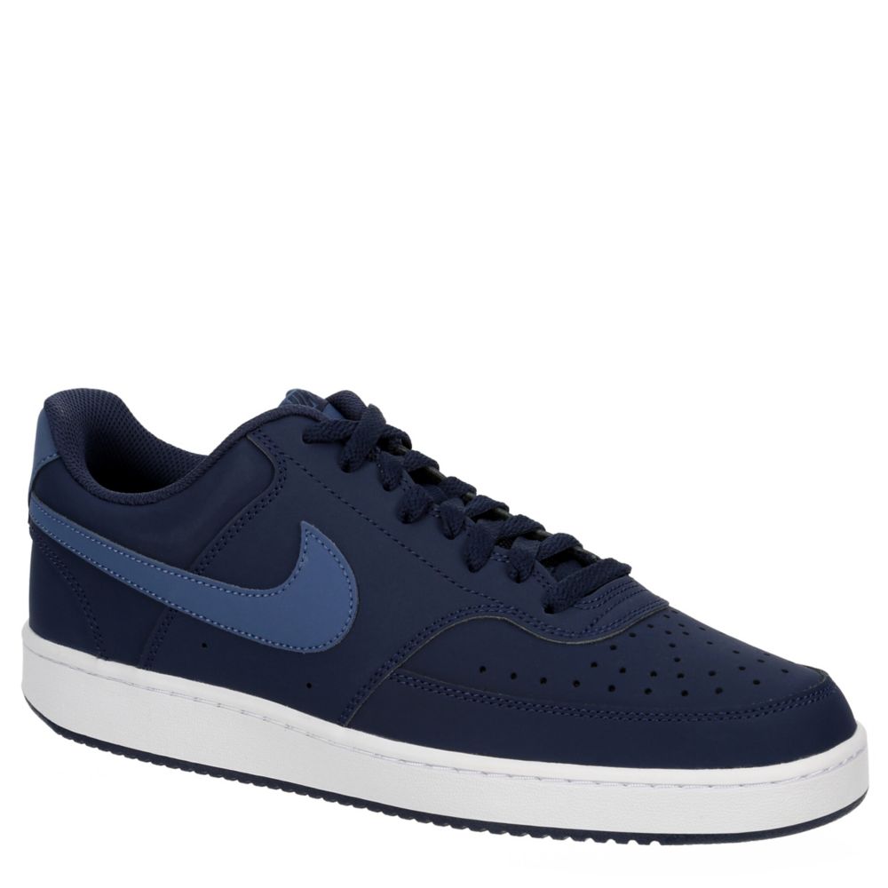 Nike Court Vision Low Men s Shoes Size 9.5 Navy Mystic White