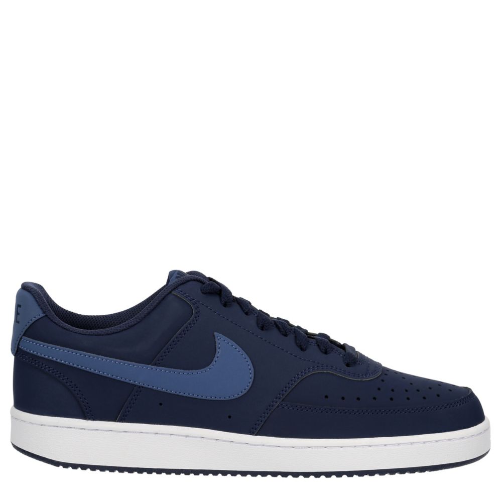 NIKE MENS COURT VISION LOW SNEAKER DARK BLUE