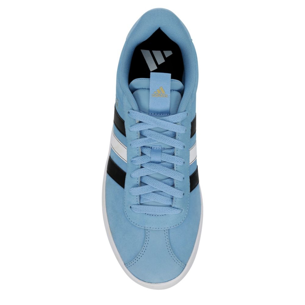 Light Blue Adidas Mens Vl Court 3.0 Sneaker | Rack Room Shoes