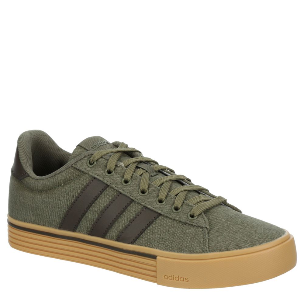 Olive Adidas Mens Daily 4.0 Sneaker Rack Room Shoes