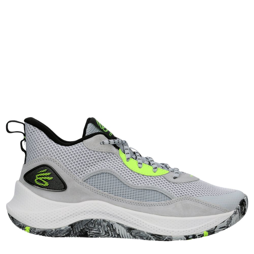 Grey Under Armour Mens Curry 3z 24 Basketball Shoe | Rack