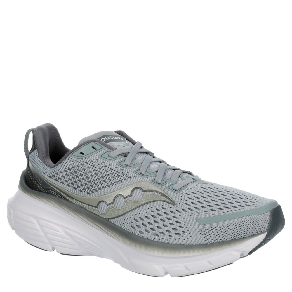 White Saucony Mens Guide 17 Running Shoe | Rack Room Shoes