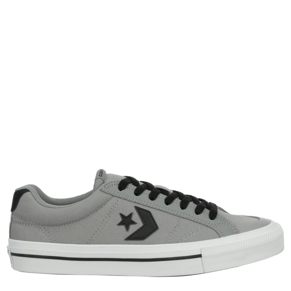 Grey Converse Mens Sports Casual Court Sneaker Rack Room Shoes