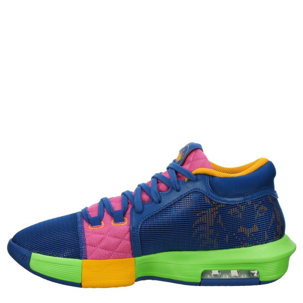 Light Blue Nike Mens Lebron Witness 8 Basketball Shoe | Rack