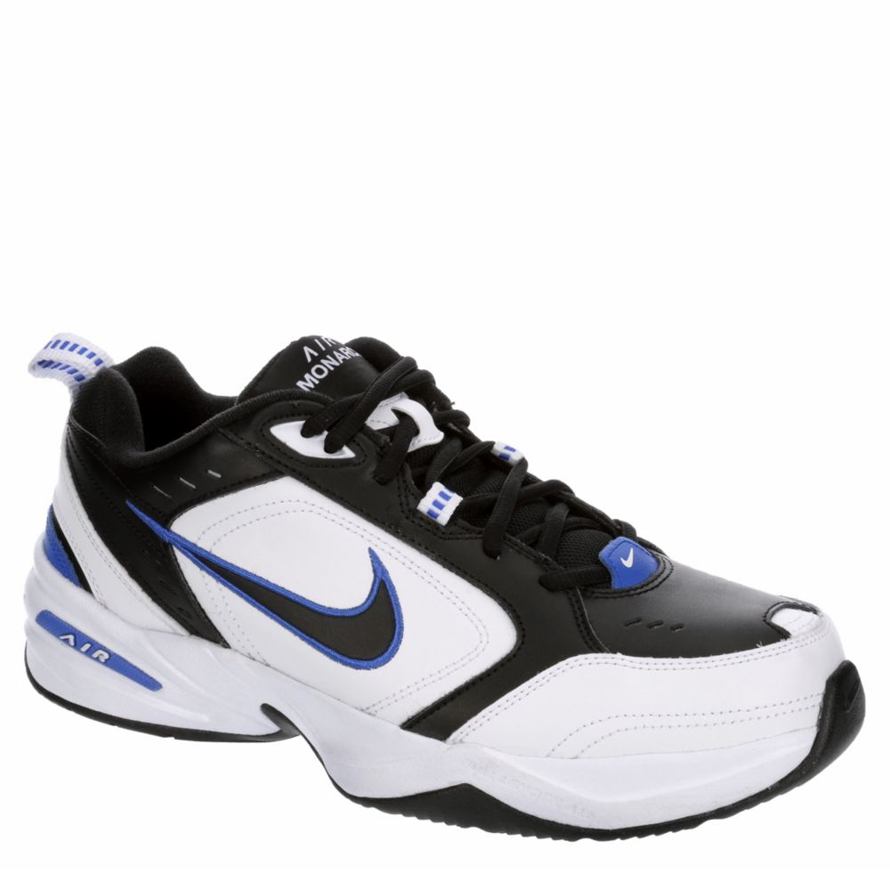 White Nike Mens Air Monarch Iv Walking 