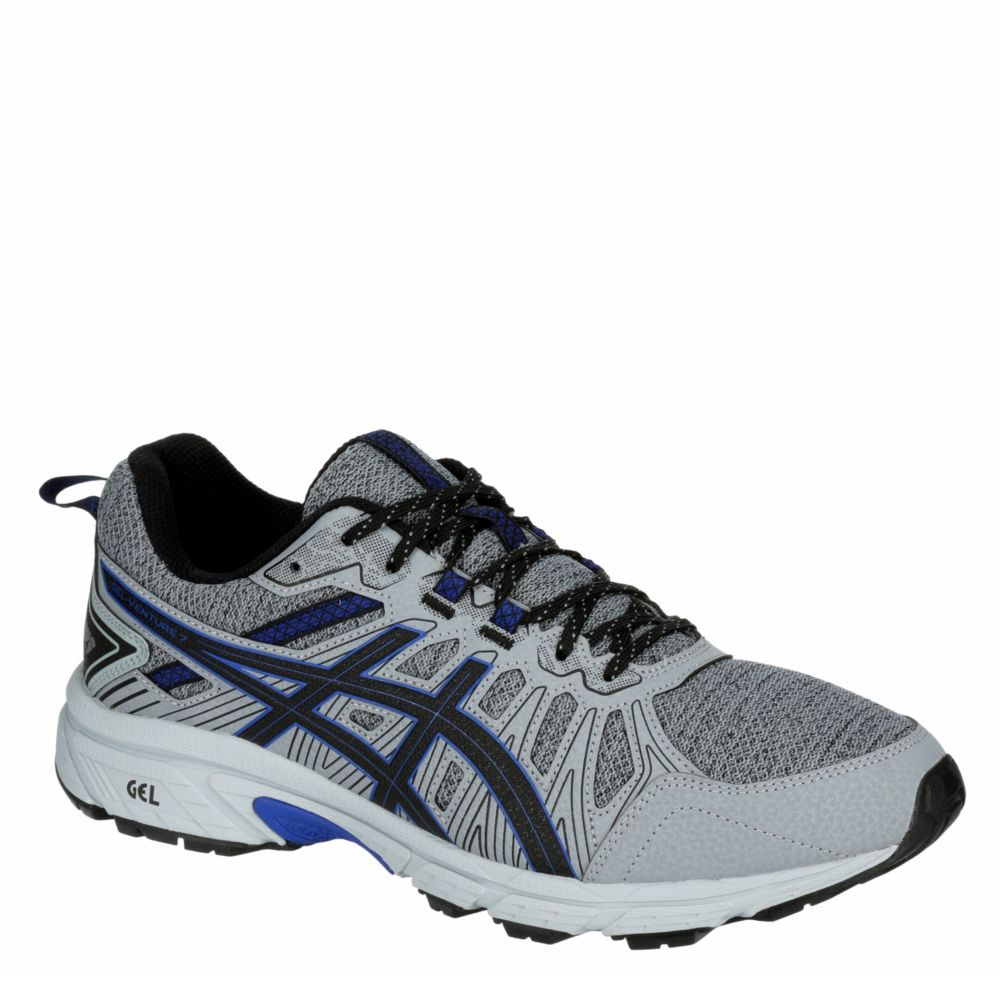 grey asics mens