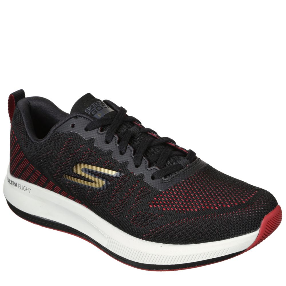 Black Skechers Mens Go Run Pulse Running Shoe | Athletic | Rack Room Shoes