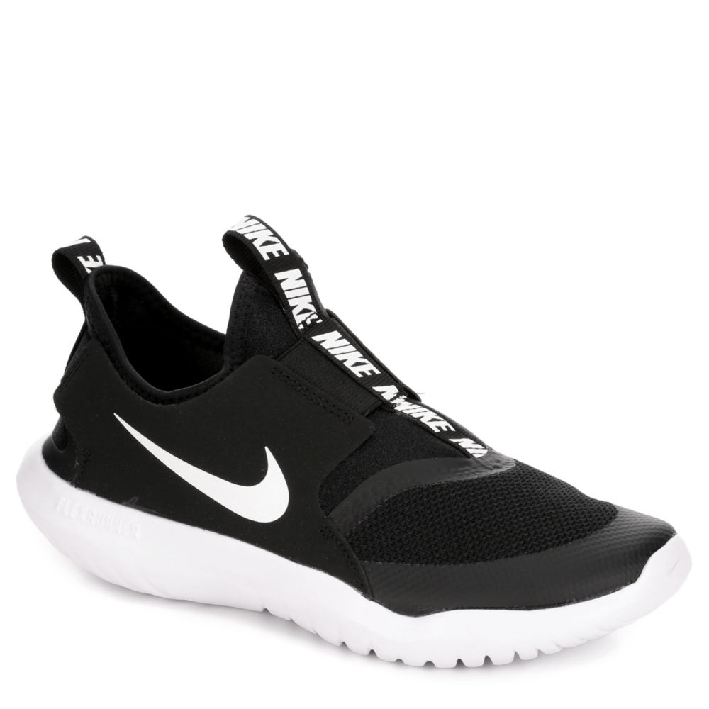 boys black slip on sneakers