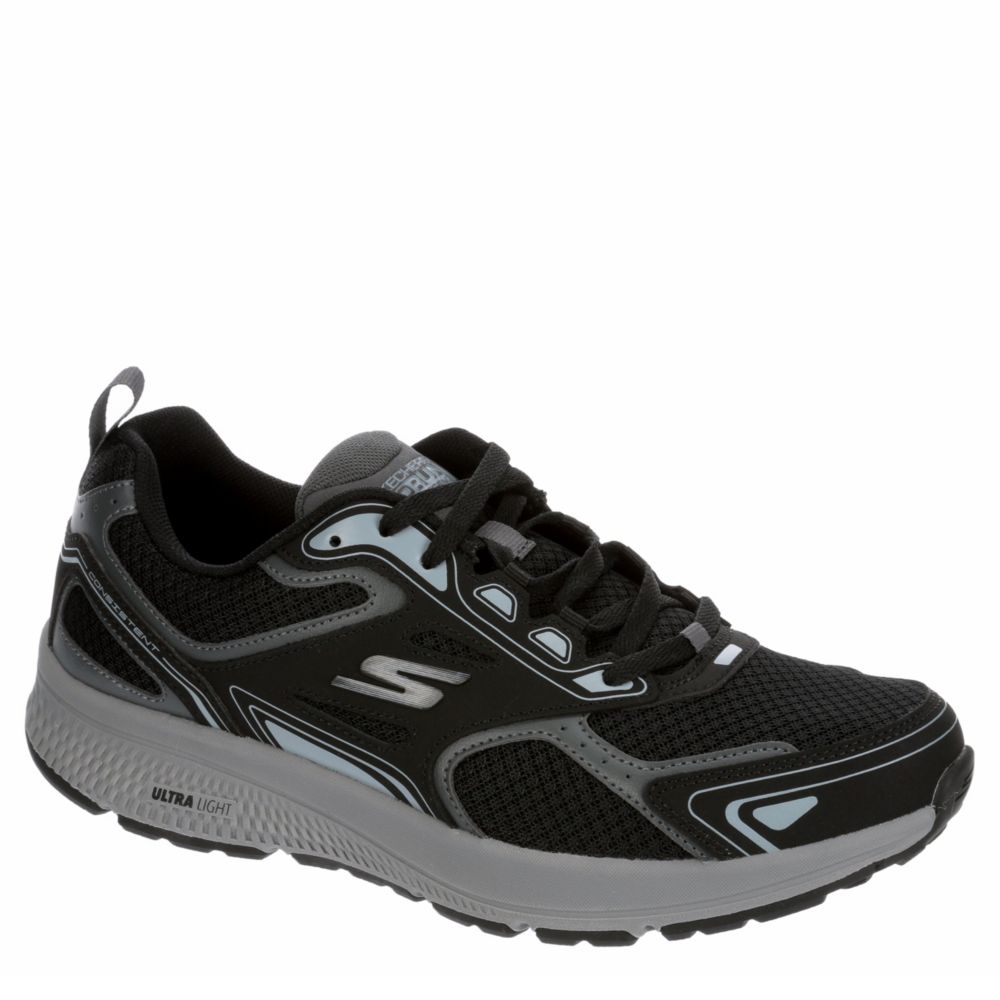 skechers black running shoes