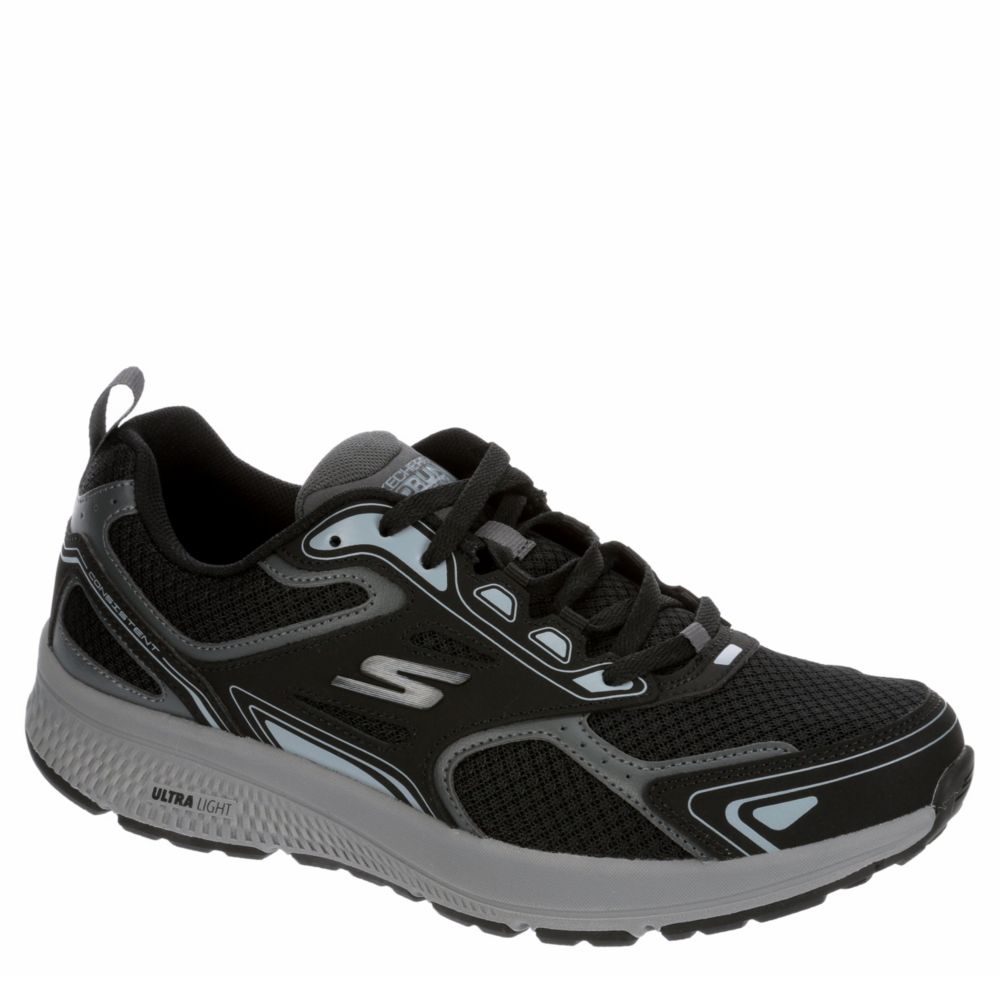 skechers running shoes black