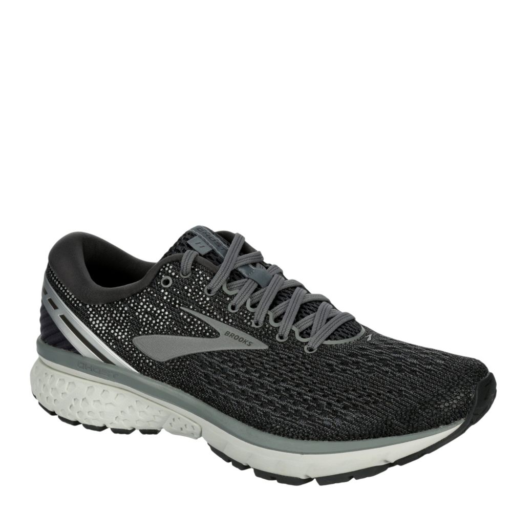 Dark Grey Brooks Mens Ghost 11 Running 