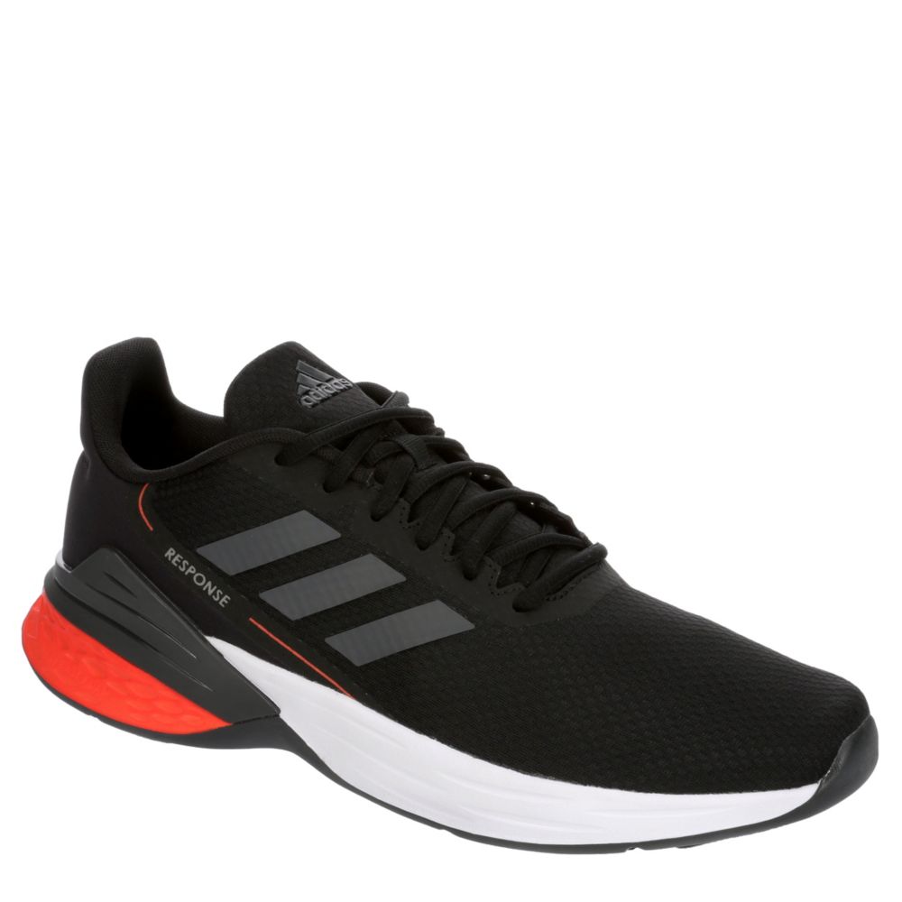 adidas black sports shoes