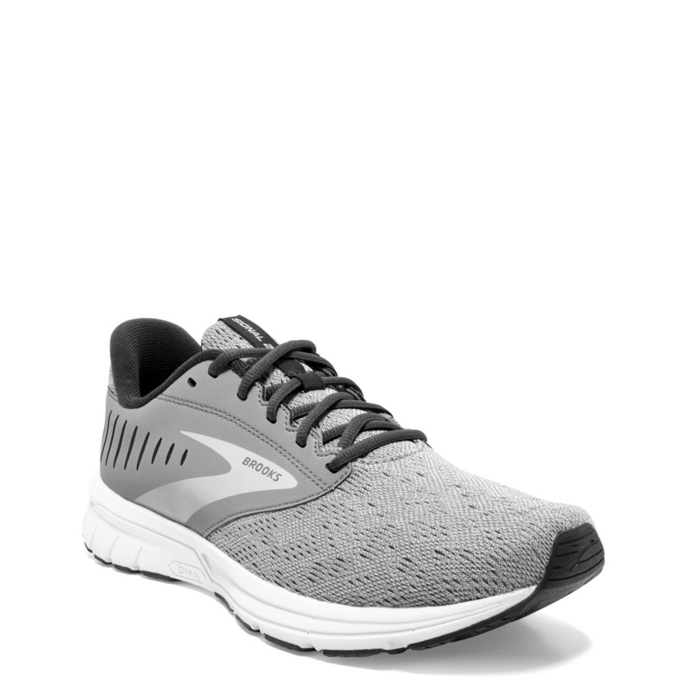 brooks grey running shoes