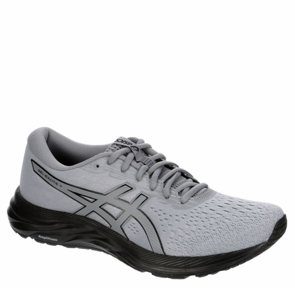 asics grey mens running shoes