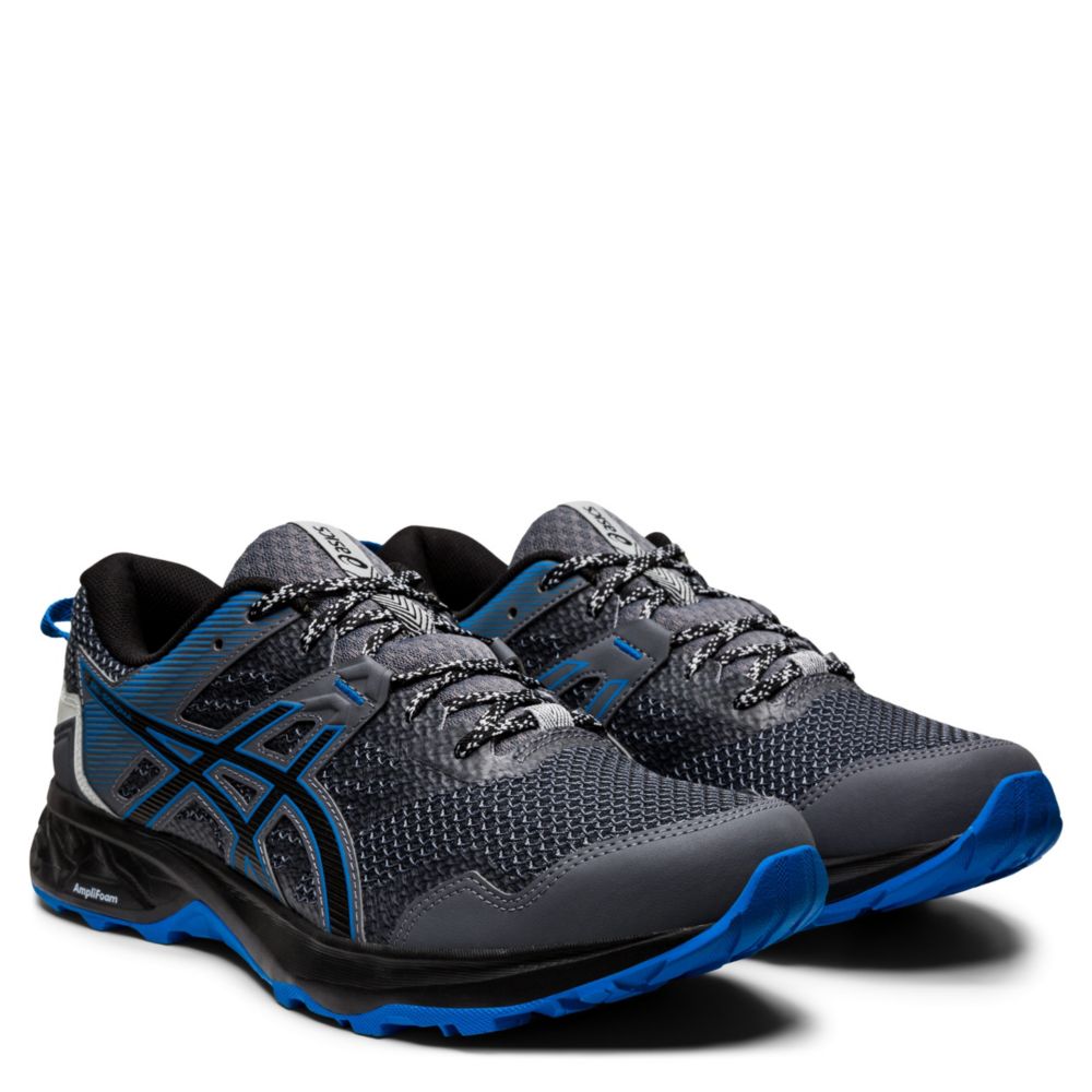 asics navy running shoes