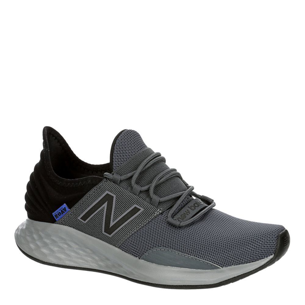 Men's Runner Sneaker in Grey/white/black