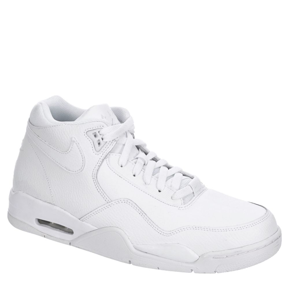 all white nike flights