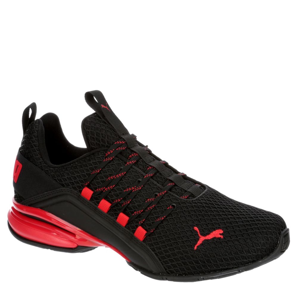 puma men's axelion sneaker black