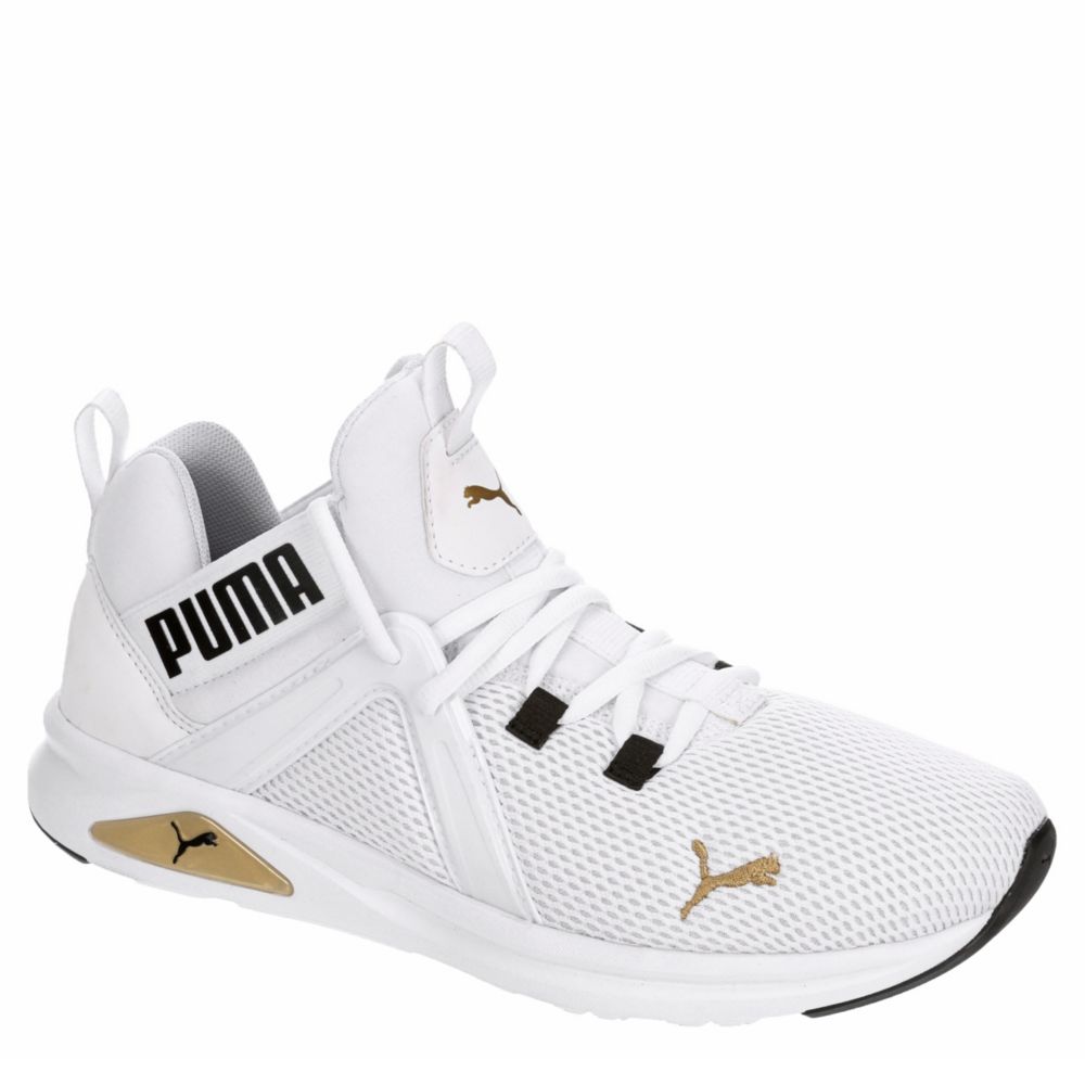 puma mens shoes black and white