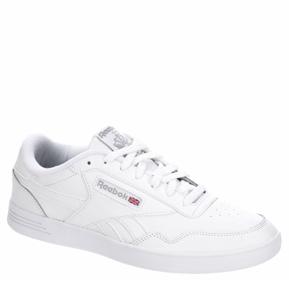 mens white reebok sneakers