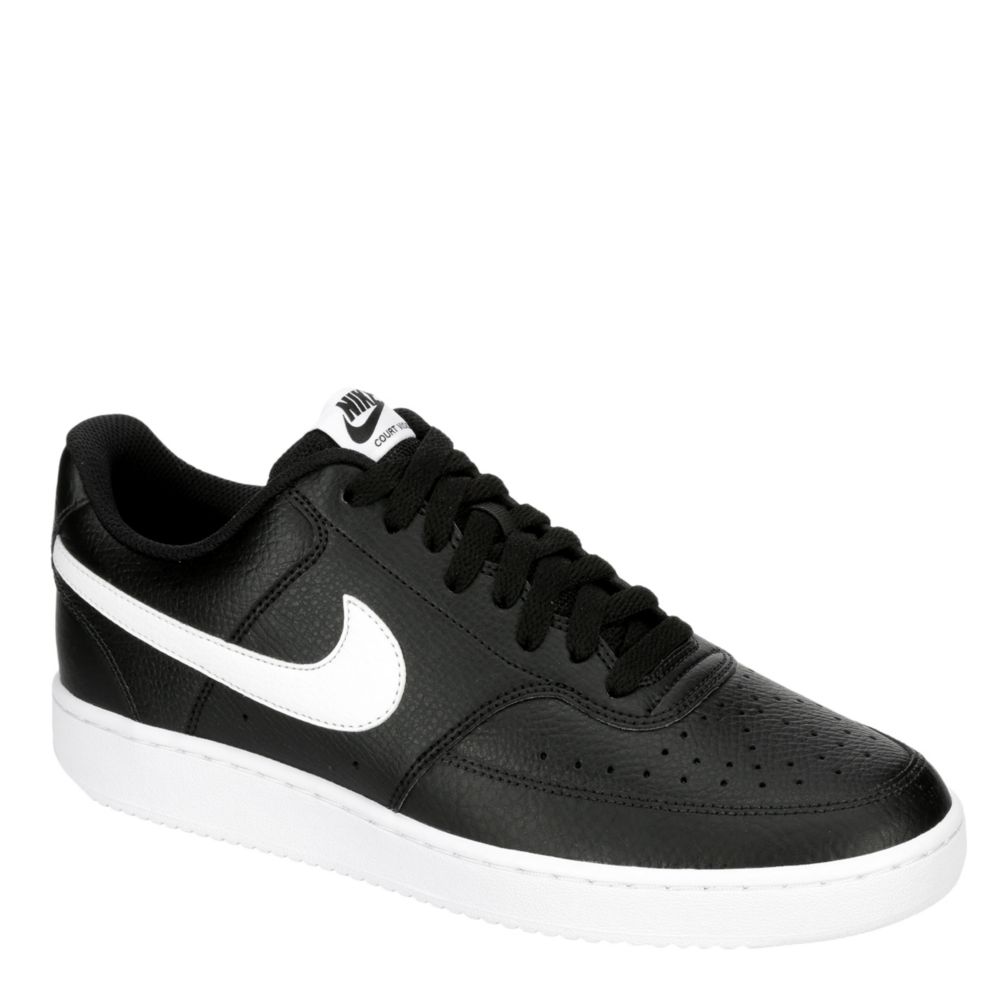 Black Nike Mens Court Vision Low 