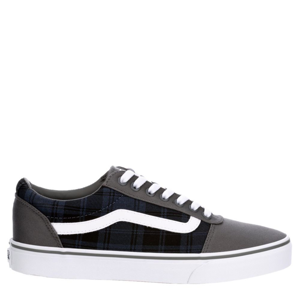 light and dark blue vans