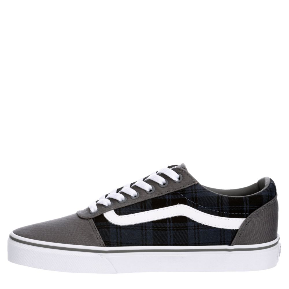light and dark blue vans