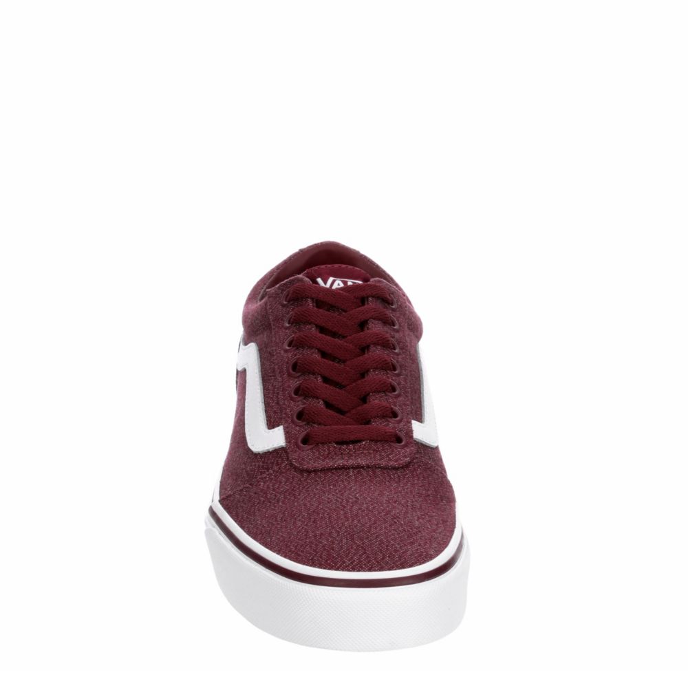 mens burgundy vans shoes