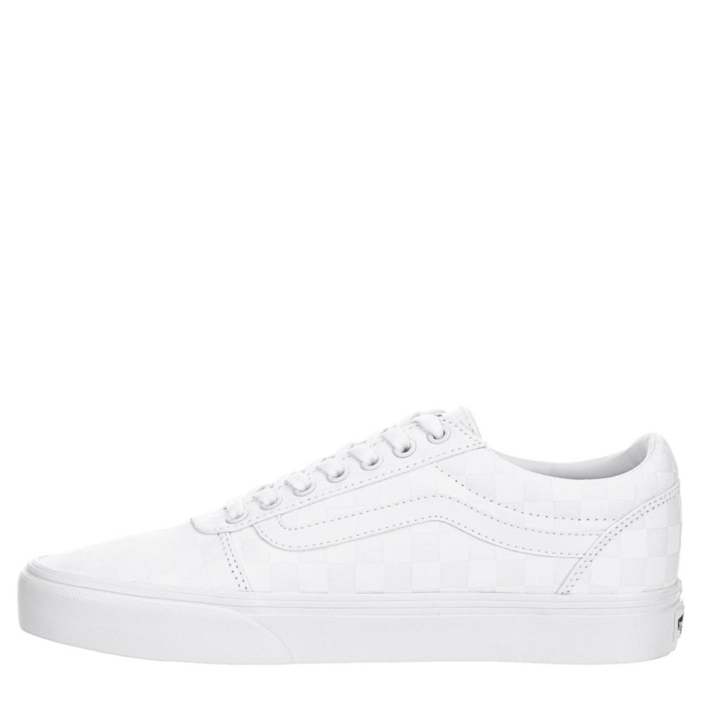 vans ward all white