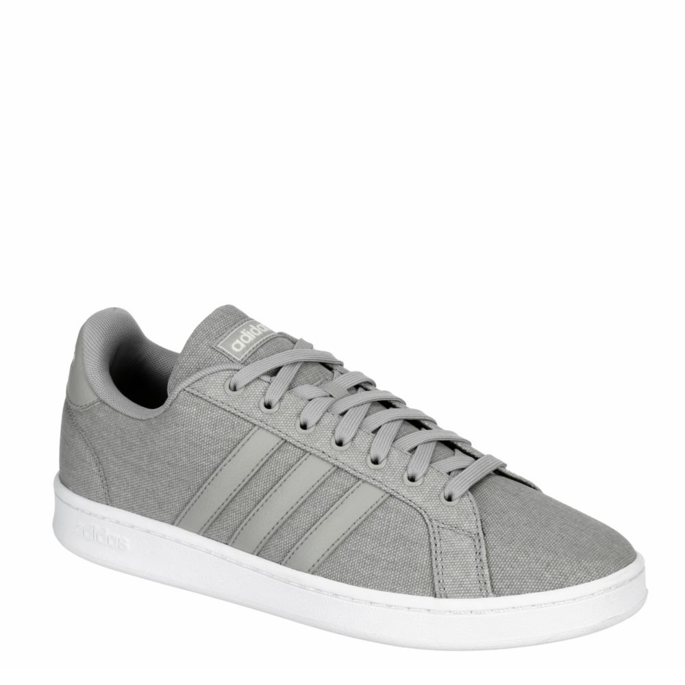 Grey Adidas Men's Grand Court Sneaker 