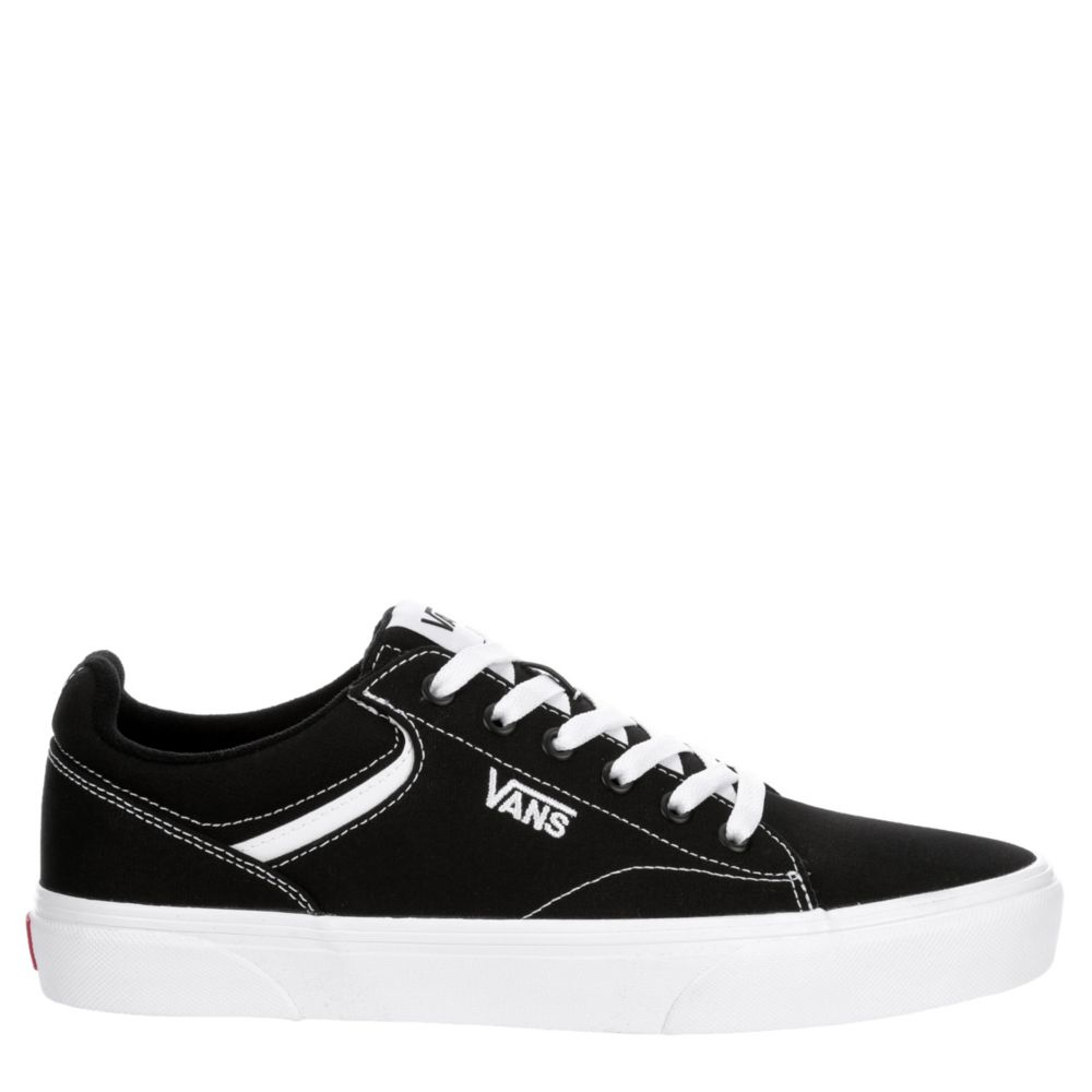 vans loafers black