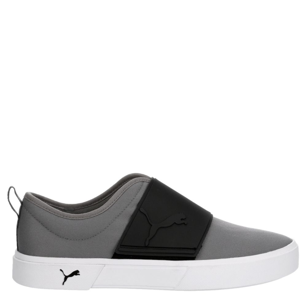 puma black slip on sneakers