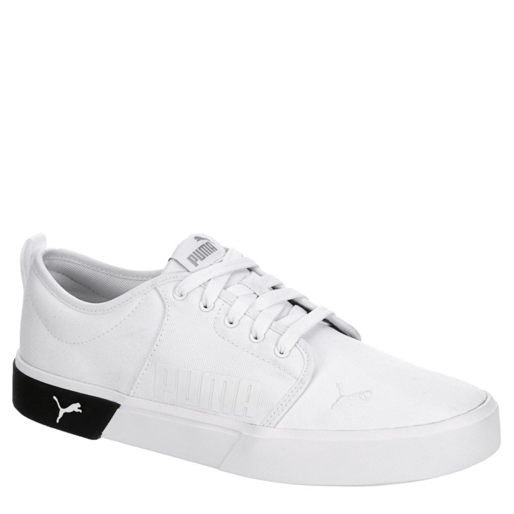 mens white puma tennis shoes