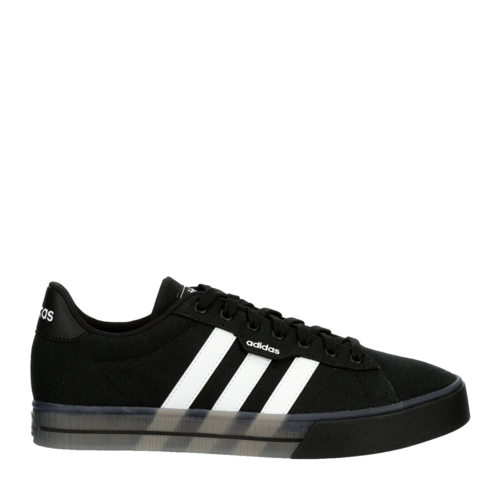 adidas black daily slippers