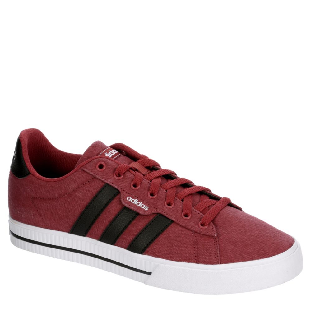 adidas red and white sneakers