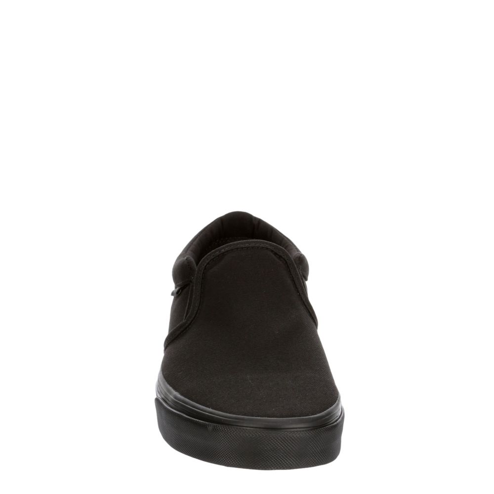 men's asher deluxe leather slip on low top sneaker